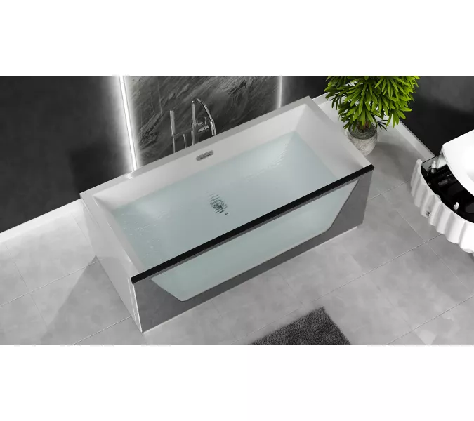 Ванна AIMA NEO 170*75 1 стекло (принт бетон), изображение 3