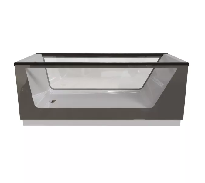 Ванна AIMA NEO  2 стекла, Выбрать цвет: матовый серый, Выбрать размер: 170х75