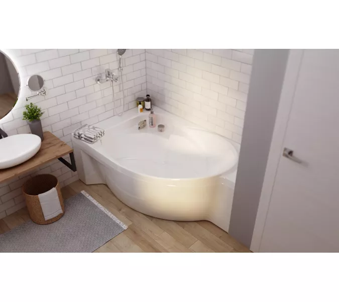 Ванна 1Marka ERGONOMIKA 158*110, 175*110 L/R, Ориентация: левая, изображение 10