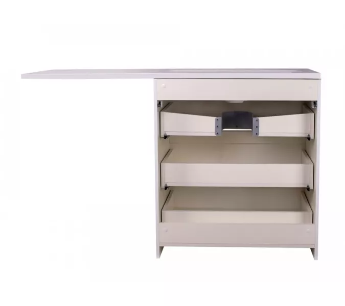 Тумба напольная 3 ящика с раковиной Style Line  Даллас  левая/правая, Выбрать размер: 150, изображение 9