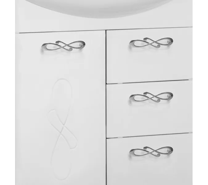 Тумба напольная с раковиной Style Line Венеция, Выбрать размер: 65, изображение 5