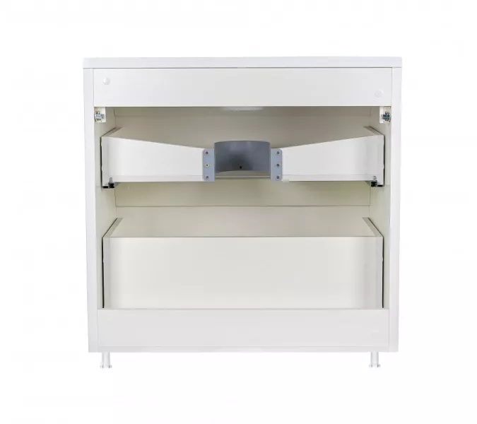 Тумба напольная с раковиной Style Line Атлантика белый, Выбрать цвет: Белый, Выбрать размер: 60, изображение 8