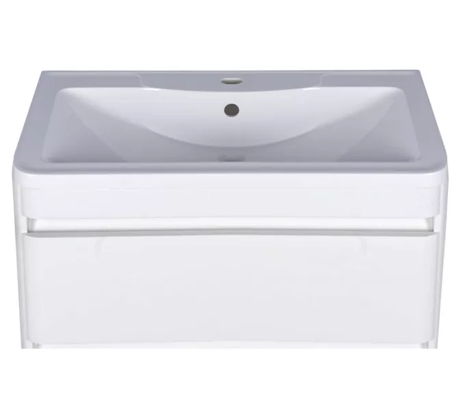 Тумба напольная с раковиной Style Line Атлантика белый, Выбрать цвет: Белый, Выбрать размер: 60, изображение 10