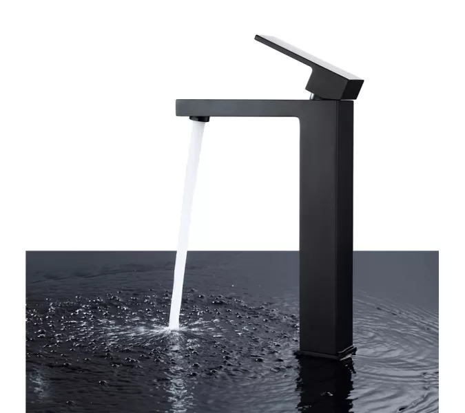 Смеситель ABBER Daheim AF8211B для раковины, черный матовый, Выбрать цвет: Черный, изображение 4