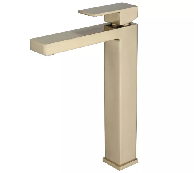 Смеситель ABBER Daheim AF8211G для раковины, золото матовое, Выбрать цвет: Золото