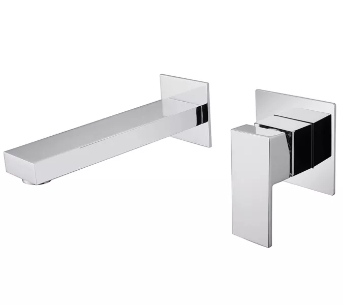 Смеситель ABBER Daheim AF8212 для раковины скрытого монтажа, хром, Выбрать цвет: Хром