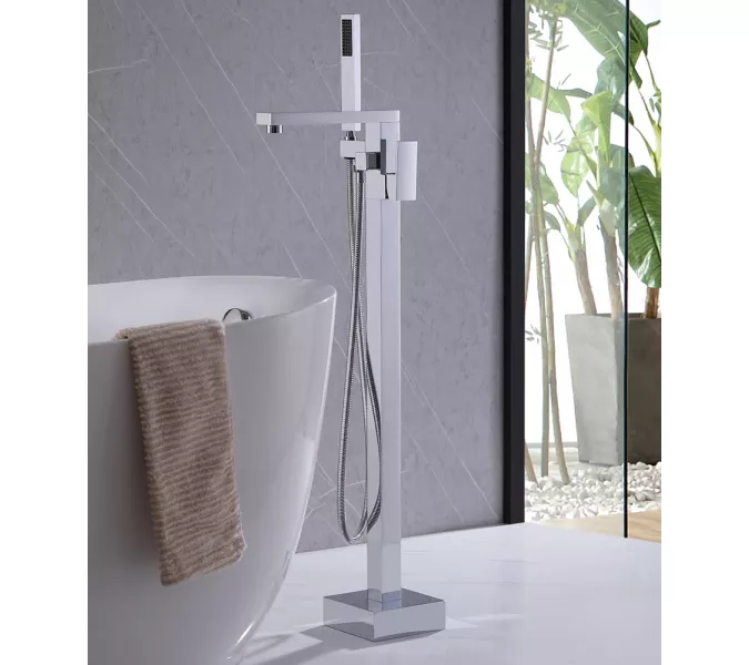 Смеситель ABBER Daheim AF8215 напольный, хром, Выбрать цвет: Хром, изображение 2