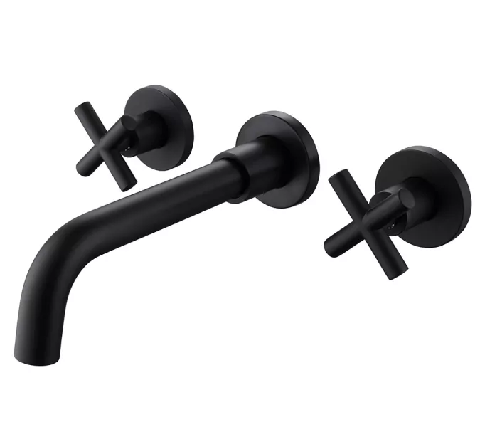 Смеситель ABBER Wasser Kreis AF81121B для раковины, черный матовый, Выбрать цвет: Черный матовый