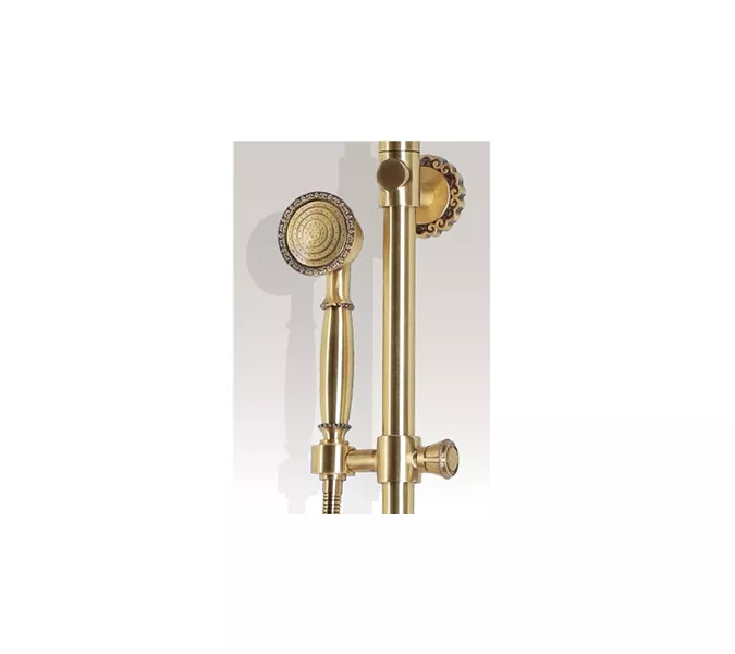 Bronze De Luxe Windsor Комплект для ванной и душа одноручковый, Излив (см): 10, изображение 3