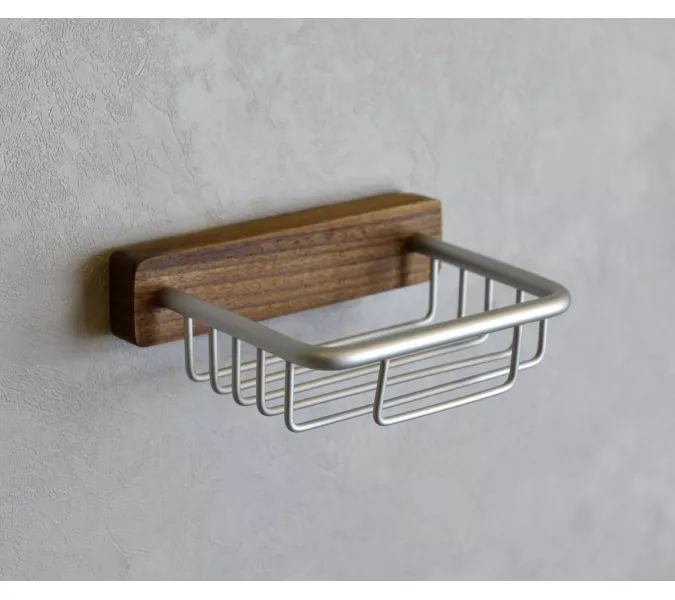 Bronze De Luxe Мыльница подвесная настенная, Выбрать цвет: Матовый хром, изображение 2