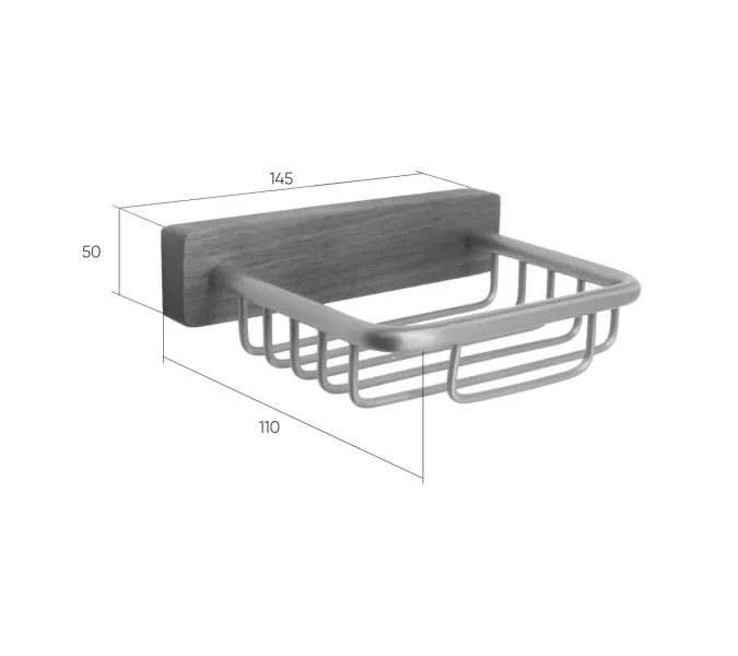 Bronze De Luxe Мыльница подвесная настенная, Выбрать цвет: Матовое золото, изображение 4