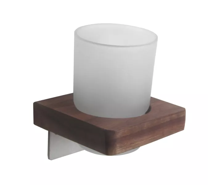 Bronze De Luxe Держатель стакана для ванной  хром, Выбрать цвет: Матовый хром