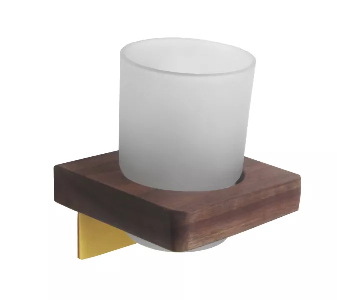 Bronze De Luxe Держатель стакана для ванной золото, Выбрать цвет: Матовое золото