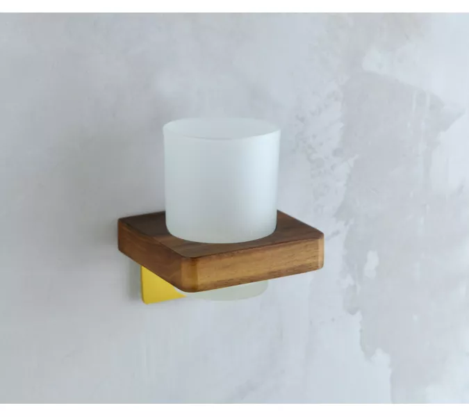 Bronze De Luxe Держатель стакана для ванной золото, Выбрать цвет: Матовое золото, изображение 2