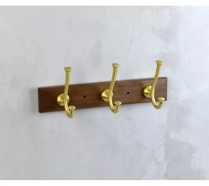 Bronze De Luxe Планка с крючками, Выбрать цвет: Матовое золото, изображение 2