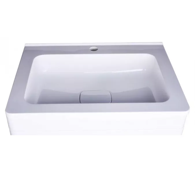 Тумба подвесная с раковиной Style Line Каре, Выбрать размер: 60, изображение 7