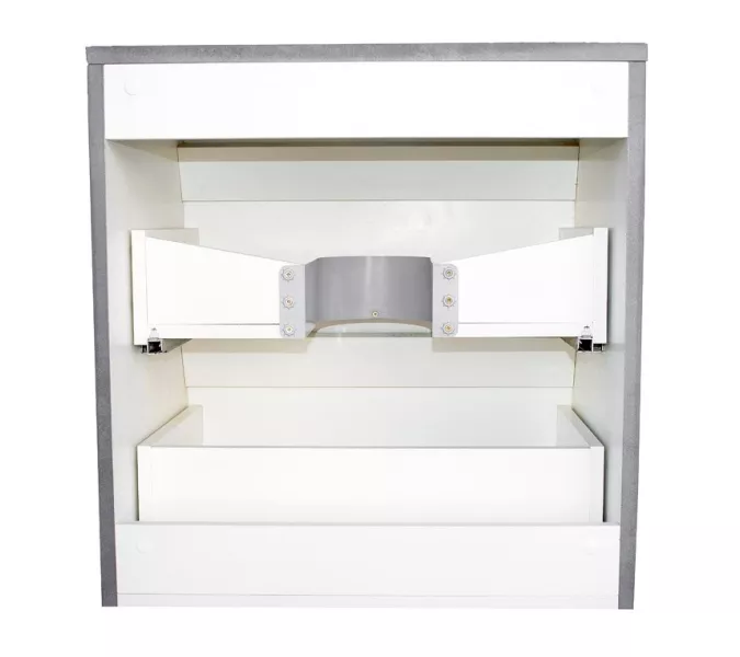 Тумба подвесная со столешницей МДФ Style Line Атлантика бетон темный, Выбрать размер: 60, изображение 6