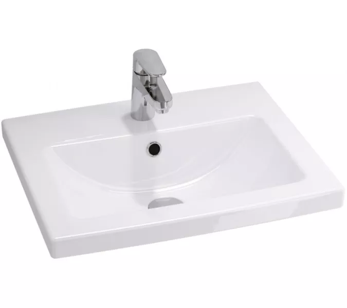 Тумба подвесная с раковиной Style Line Жасмин, Выбрать размер: 50, изображение 6