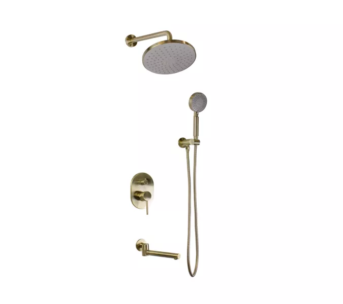 Bronze De Luxe SCANDI Душевой комплект встраиваемый, Выбрать цвет: Бронза