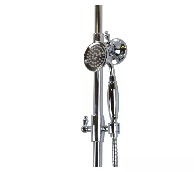 Bronze De Luxe TIFFANY Душевой комплект с изливом, Выбрать цвет: Хром, изображение 3