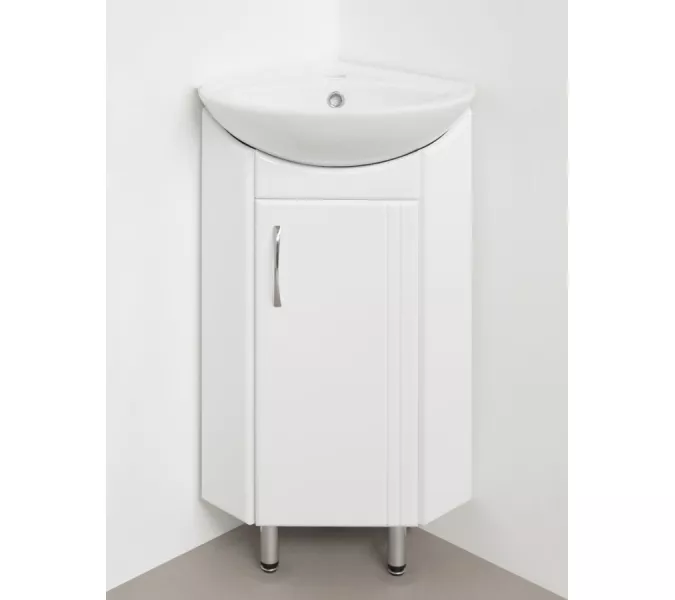 Тумба напольная угловая с раковиной Style Line Эко Стандарт Веер, изображение 4