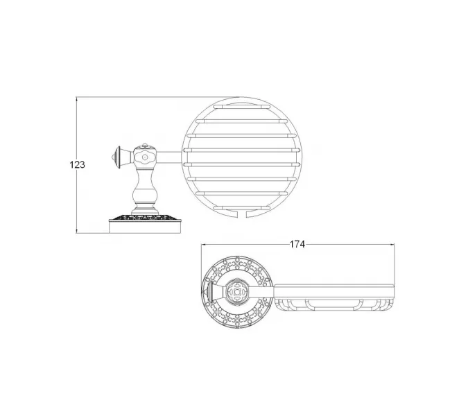 Bronze De Luxe Подвесная мыльница, изображение 2