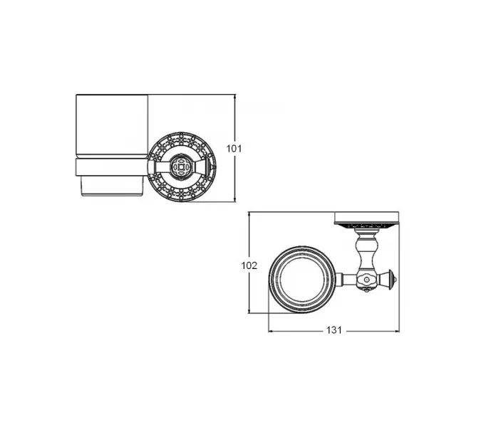 Bronze De Luxe Держатель стакана, изображение 2