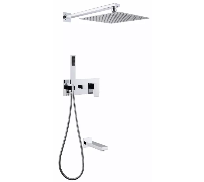 Душевая система ABBER Daheim AF8217, Выбрать цвет: Хром