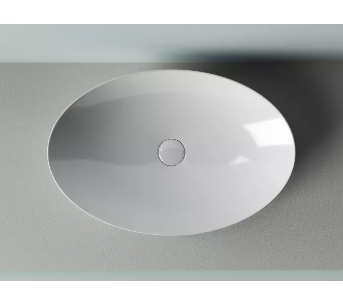 Умывальник чаша накладная овальная Element 610*410*150мм, изображение 3