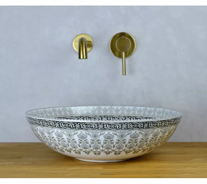 Bronze De Luxe Накладная раковина Марракеш, Цвет*: Серый, изображение 6