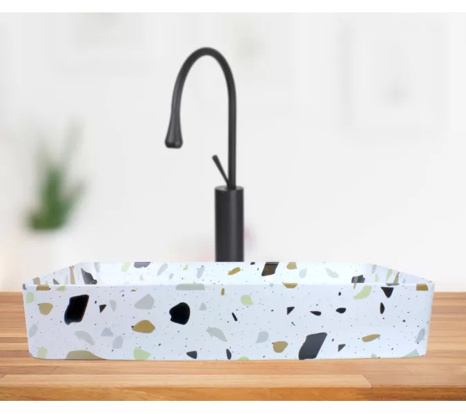 Накладная раковина Bronze De Luxe  Терраццо, изображение 4