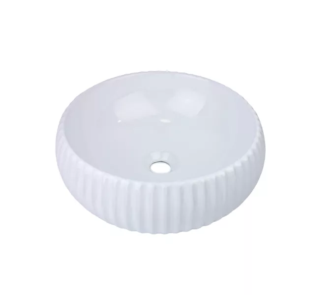 Раковина-чаша Bronze De Luxe Эмеральда, Выбрать цвет: Белый, изображение 2