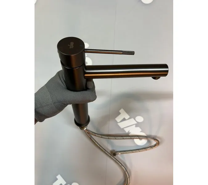 Смеситель для раковины-чаши Timo Saona 2311/18F черное золото, изображение 2