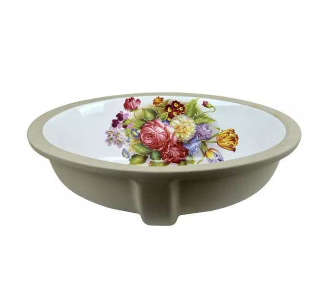 Накладная раковина Bronze De Luxe  Alsace встраиваемая под столешницу