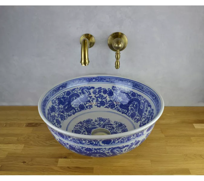 Раковина-чаша Bronze De Luxe Dragons