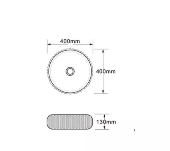 Раковина-чаша Bronze De Luxe Эмеральда, Выбрать цвет: Белый, изображение 5