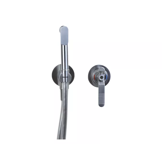 Гигиенический душ (комплект) Bronze De Luxe, Выбрать цвет: Матовый хром, изображение 2