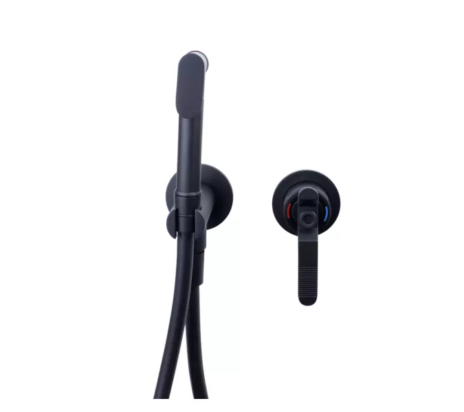 Гигиенический душ (комплект) Bronze De Luxe, Выбрать цвет: Матовый черный, изображение 3