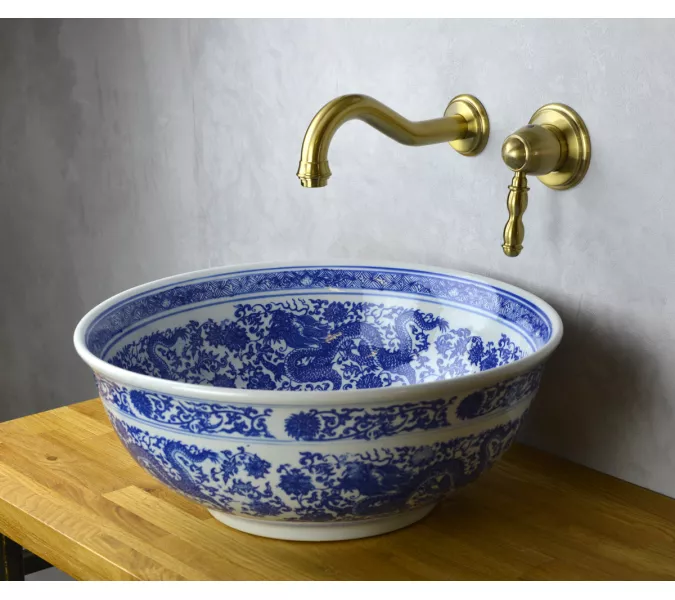 Раковина-чаша Bronze De Luxe Dragons, изображение 6