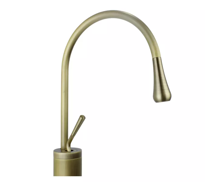 Смеситель для раковины-чаши высокий Bronze De Luxe, Выбрать цвет: Бронза, изображение 3