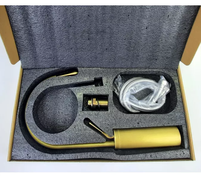 Смеситель для раковины-чаши высокий Bronze De Luxe, Выбрать цвет: Бронза, изображение 5