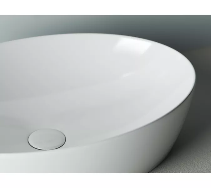 Умывальник чаша накладная овальная Element 610*410*150мм, изображение 4