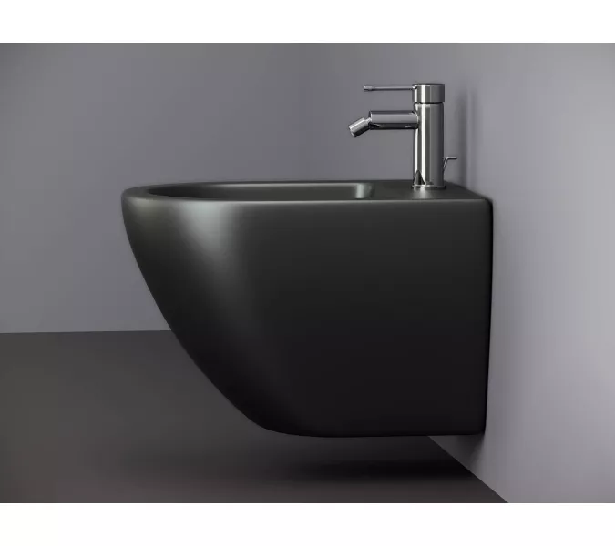 Подвесное биде Ceramica Nova Metropol CN4003, Выбрать цвет: Черный матовый, изображение 5