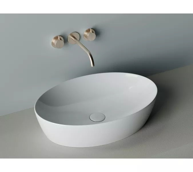 Умывальник чаша накладная овальная Element 610*410*150мм, изображение 5