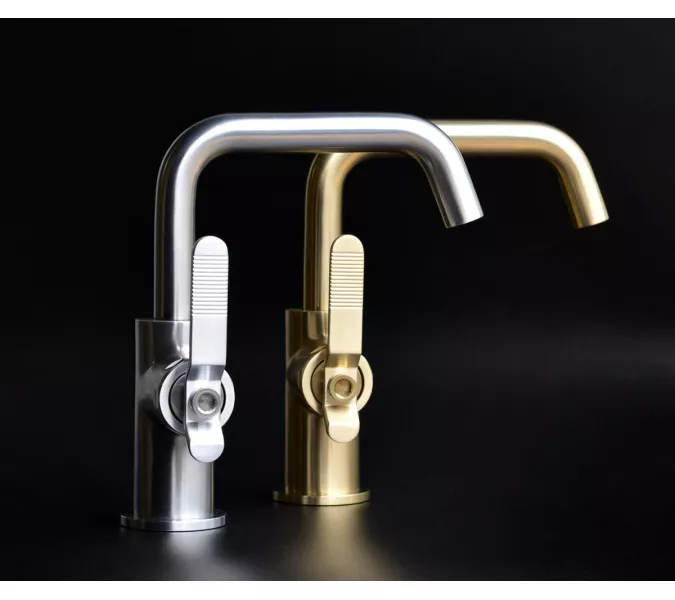 Смеситель на раковину Bronze De Luxe, Выбрать цвет: Золото, изображение 3