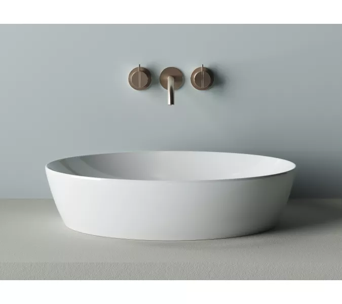 Умывальник чаша накладная овальная Element 610*410*150мм, изображение 2