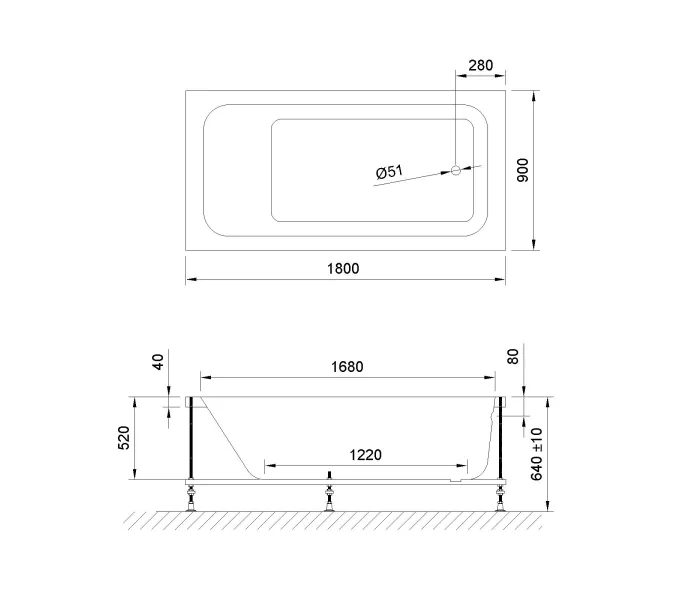 Гидромассажная ванна Royal Bath  ACCORD DE LUXE, изображение 3