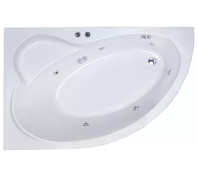 Гидромассажная ванна Royal Bath  ALPINE STANDART, Выбрать размер: 140x95, Ориентация: левая