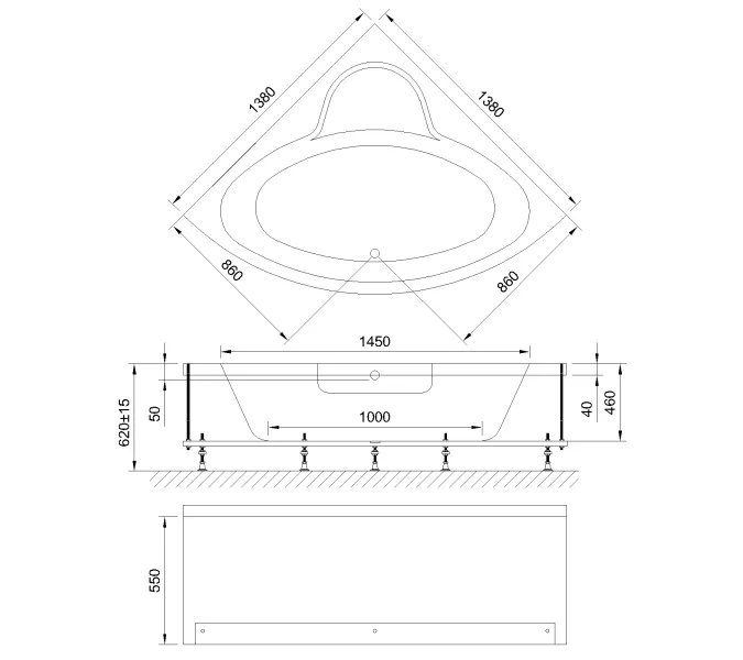 Гидромассажная ванна Royal Bath  FANKE COMFORT, изображение 2
