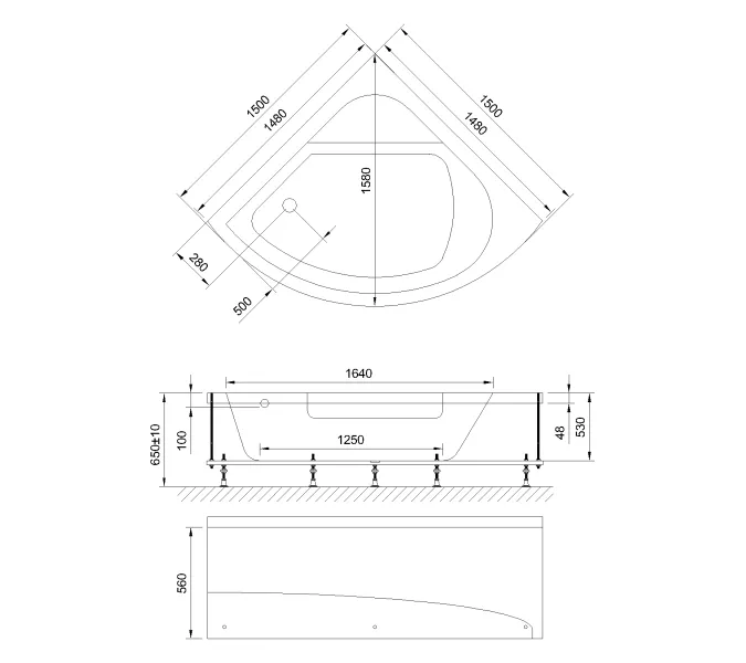 Гидромассажная ванна Royal Bath  ROJO DE LUXE, изображение 3
